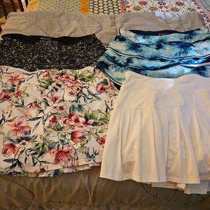 (4) Womens Ideology Tennis Skirts XL